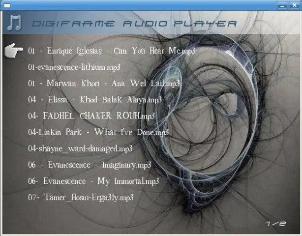 ابزار وب یا برنامه وب DigiFrame_AudioPlayer را دانلود کنید