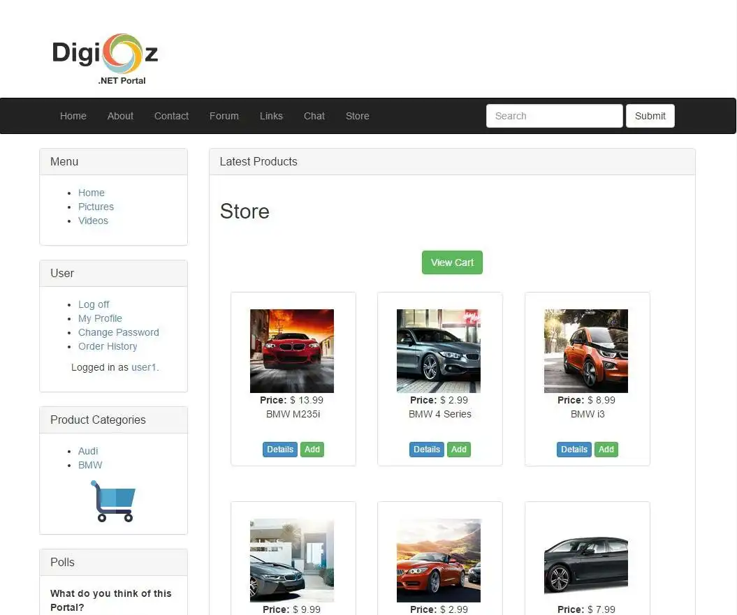 Download web tool or web app DigiOz .NET Portal to run in Linux online