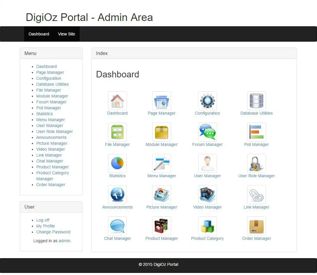 Download web tool or web app DigiOz .NET Portal to run in Linux online