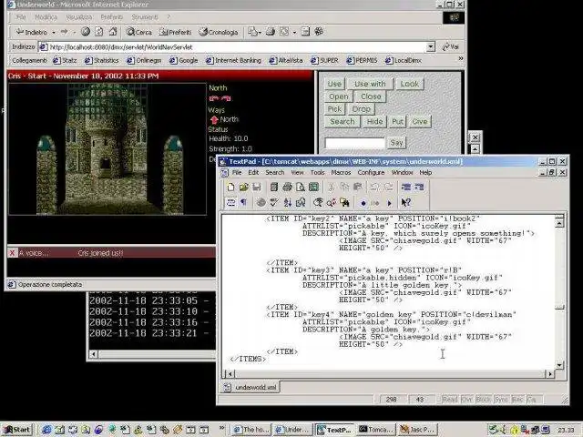 Download web tool or web app DimensioneX Multiplayer Game Engine