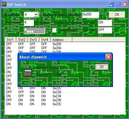 DIPSW Dual In-Line Switch download for Windows