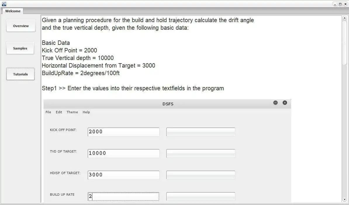 Download web tool or web app Directional drilling Calculator