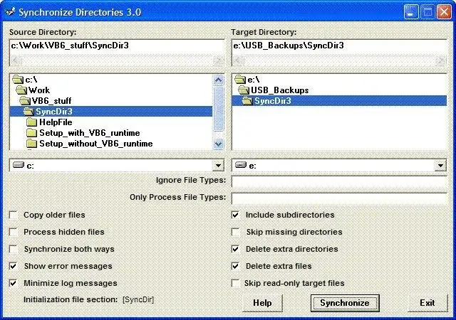 Download web tool or web app Directory Synchronization Utility