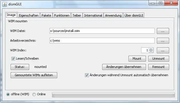 Download web tool or web app dismGUI