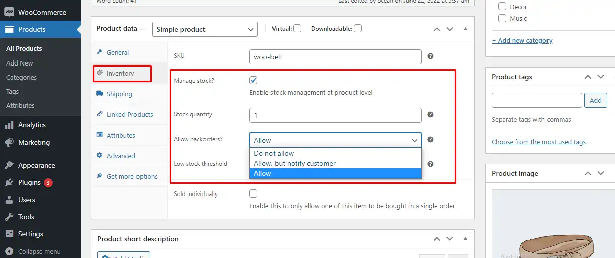 Descargue la herramienta web o la aplicación web Mostrar el estado del stock para Woocommerce