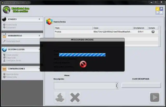 Download web tool or web app Distributed Java HAsh craCKer