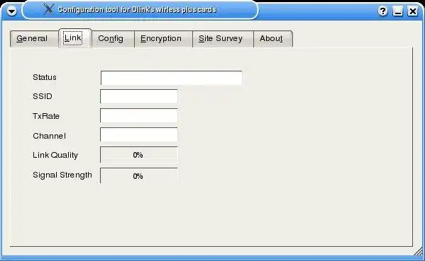 Download web tool or web app DLinks wireless card config tool