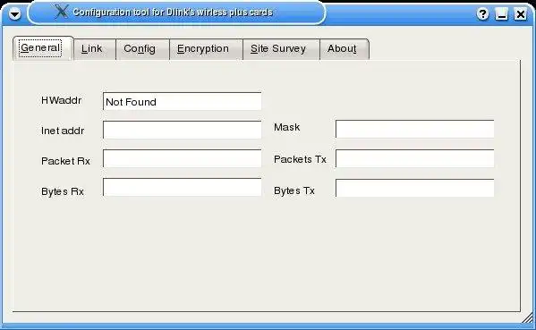 Download web tool or web app DLinks wireless card config tool