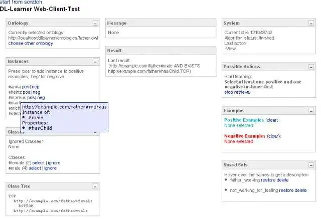 Download web tool or web app DL-Learner to run in Windows online over Linux online