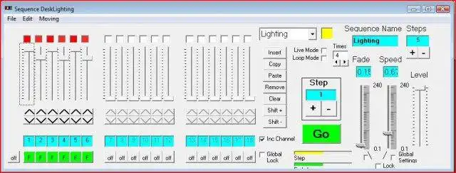 Download web tool or web app DMX Lighting Desk