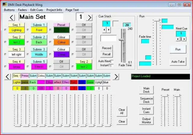 Download web tool or web app DMX Lighting Desk