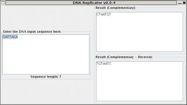 Download web tool or web app DNA Replicator to run in Linux online