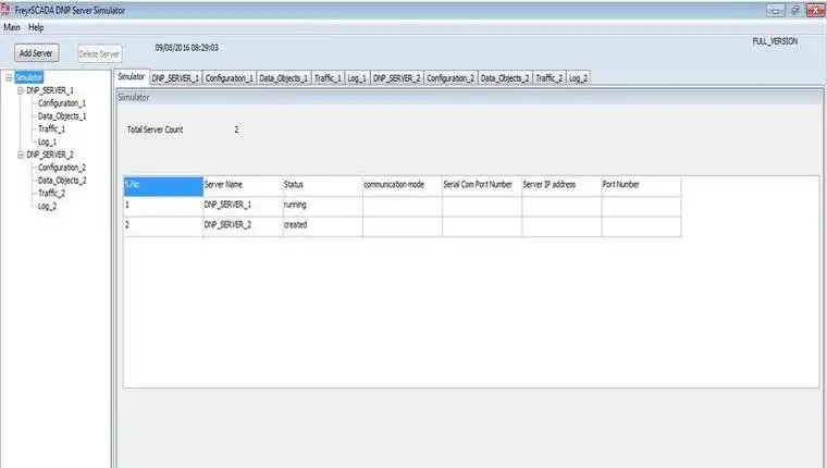 Download web tool or web app DNP3 RTU Outstation Server Simulator