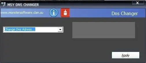 Download web tool or web app Dns Changer