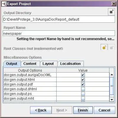 Download web tool or web app Docgen: Report Generator for Protege to run in Windows online over Linux online