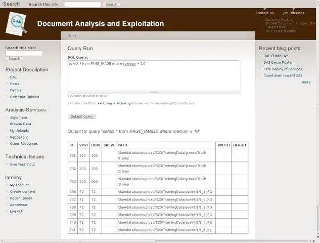 Download web tool or web app Document Analysis and Exploitation