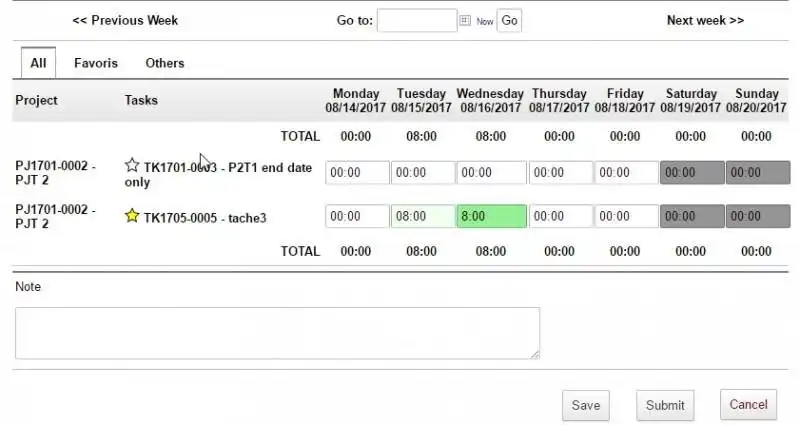 Download web tool or web app Dolibarr timesheet