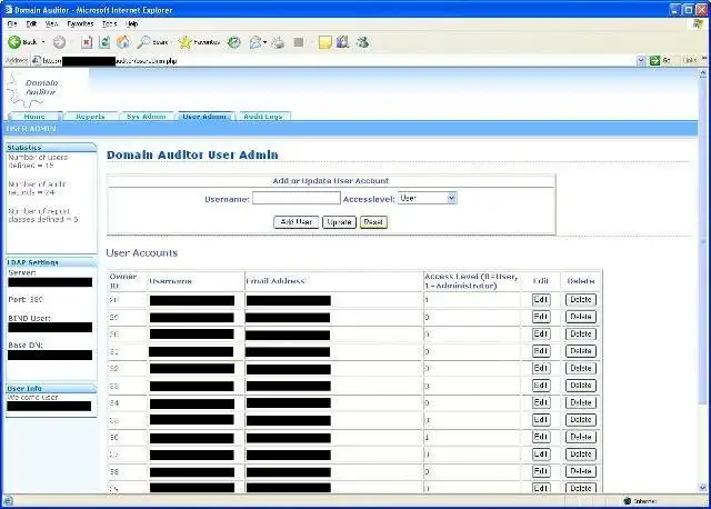 Download web tool or web app Domain Auditor