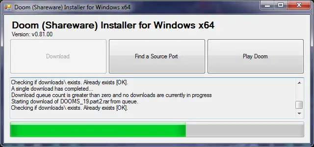 Download web tool or web app Doom Shareware Installer for Windows x64