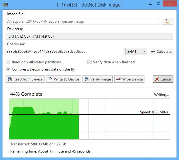 Download web tool or web app dotNet Disk Imager