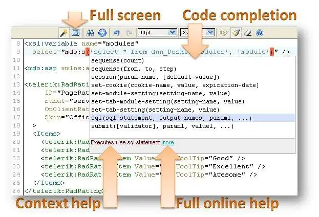 Download web tool or web app DotNetNuke XSLT-based Development Module