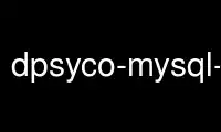 Run dpsyco-mysql-dbupdaccess in OnWorks free hosting provider over Ubuntu Online, Fedora Online, Windows online emulator or MAC OS online emulator