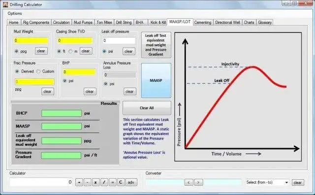 Download web tool or web app Drilling Calculator