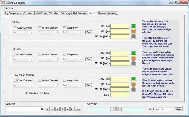 Download web tool or web app Drilling Calculator to run in Windows online over Linux online