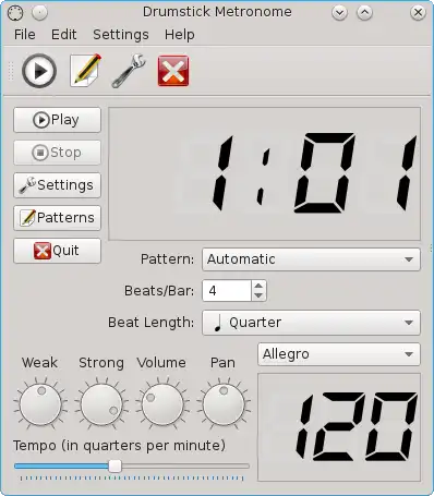 Download web tool or web app Drumstick Metronome