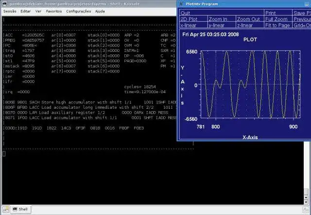 Download web tool or web app DSPemu - TMS320F243 emulator to run in Linux online