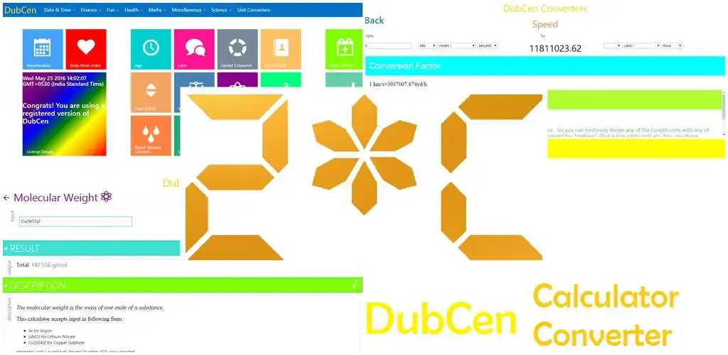 Download web tool or web app DubCen Calculator to run in Windows online over Linux online