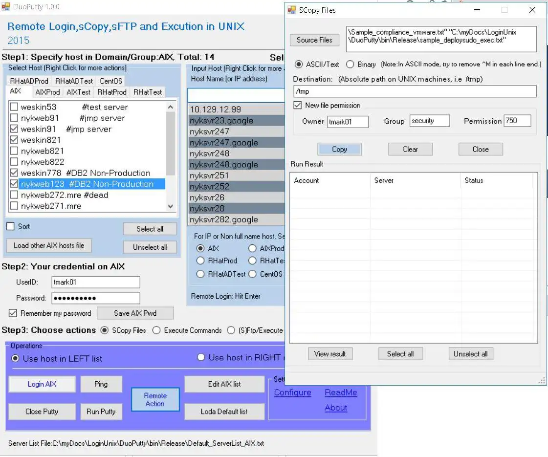 Download web tool or web app DuoPutty