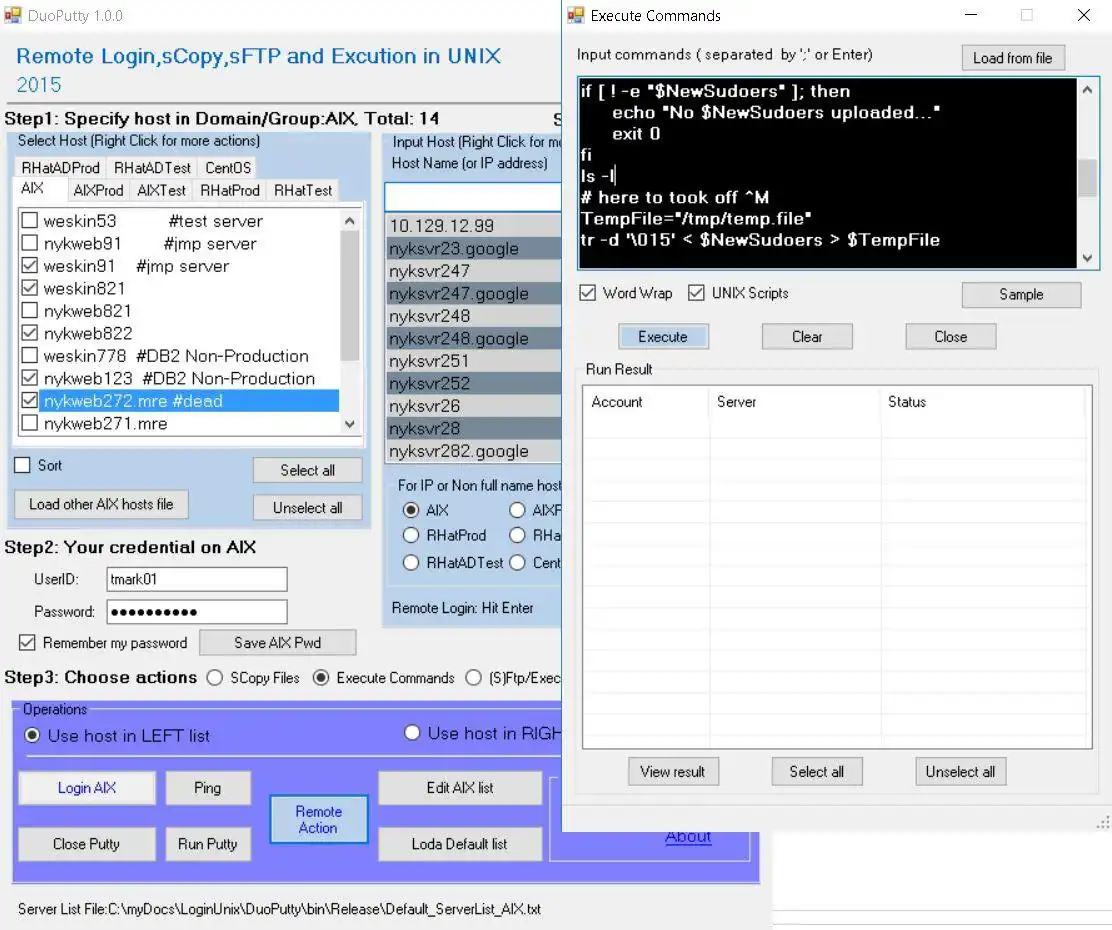 Download web tool or web app DuoPutty