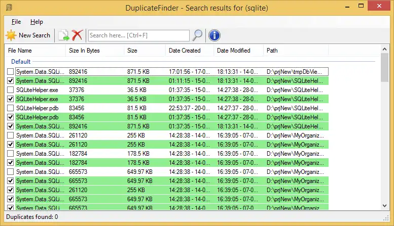 Download web tool or web app DuplicateFinder