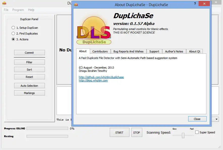 Download web tool or web app DupLichaSe