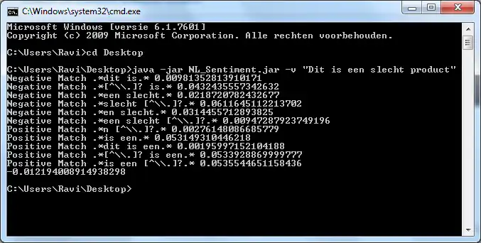 Download web tool or web app Dutch sentiment analysis engine to run in Windows online over Linux online