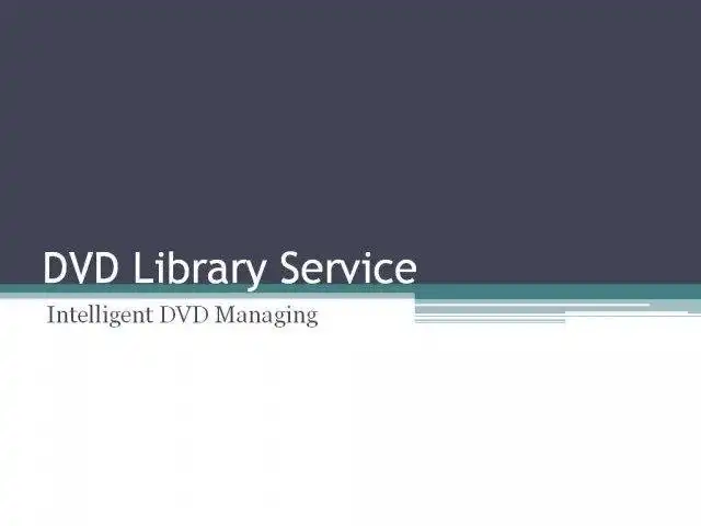 Download web tool or web app DVD Library Service