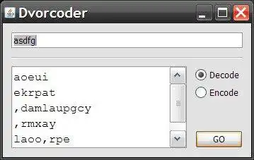 Download web tool or web app Dvorcode to run in Windows online over Linux online