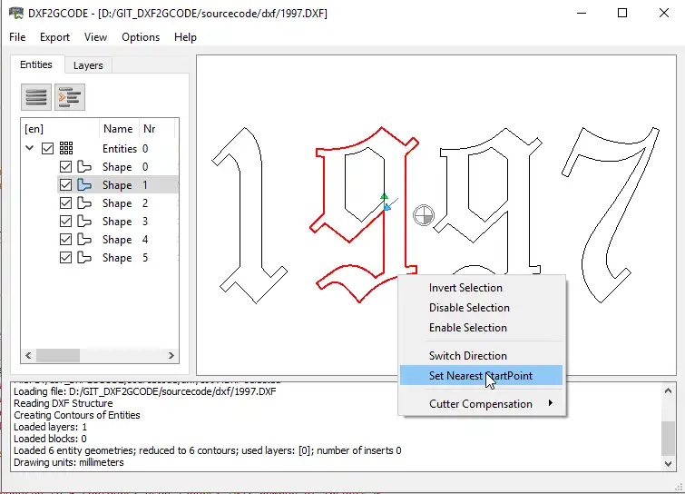 Download web tool or web app dxf2gcode to run in Linux online