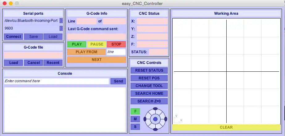 Download web tool or web app Easy CNC to run in Windows online over Linux online