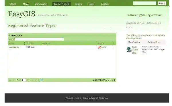 Download web tool or web app EasyGIS to run in Windows online over Linux online