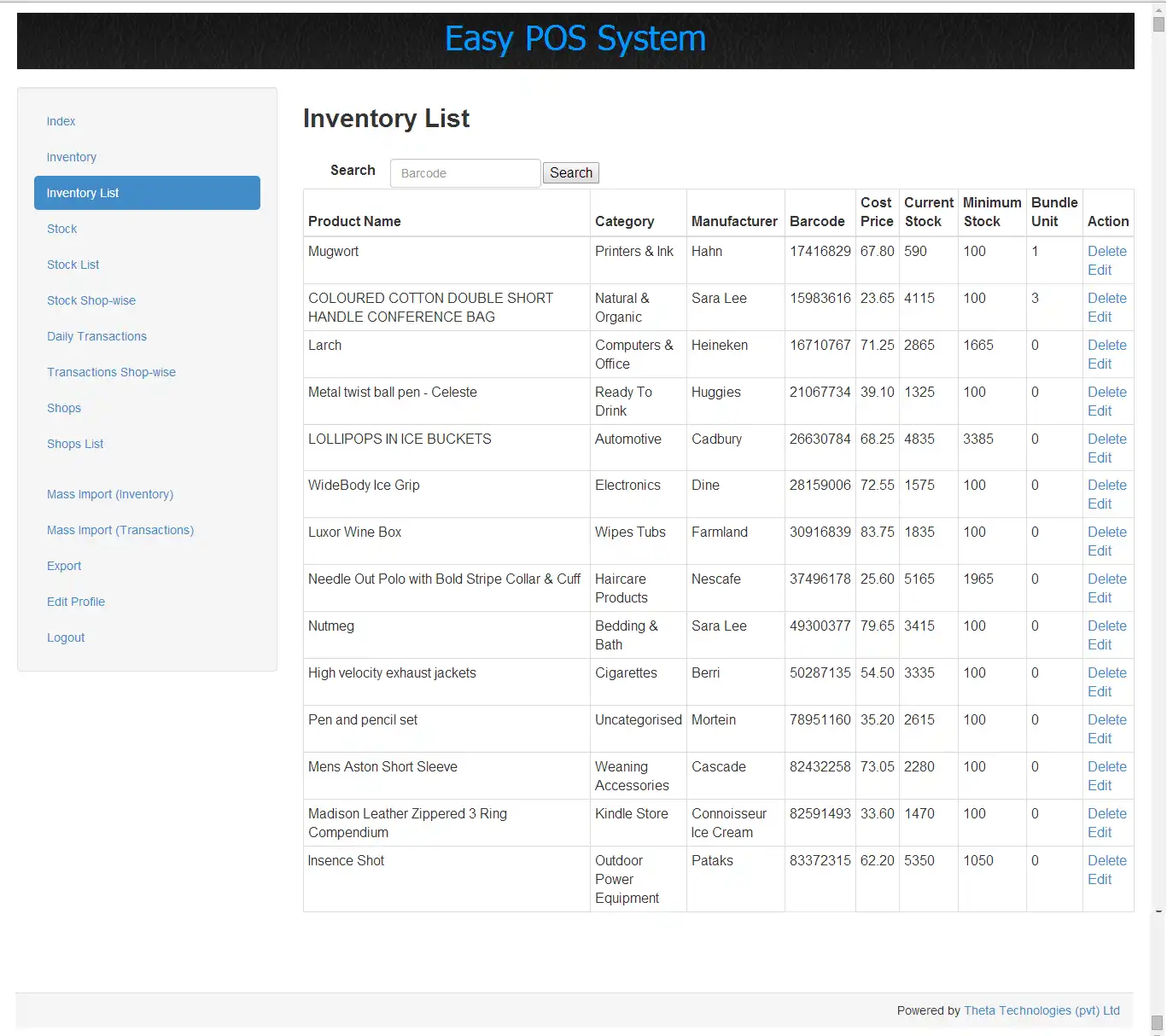 Download web tool or web app Easy POS System