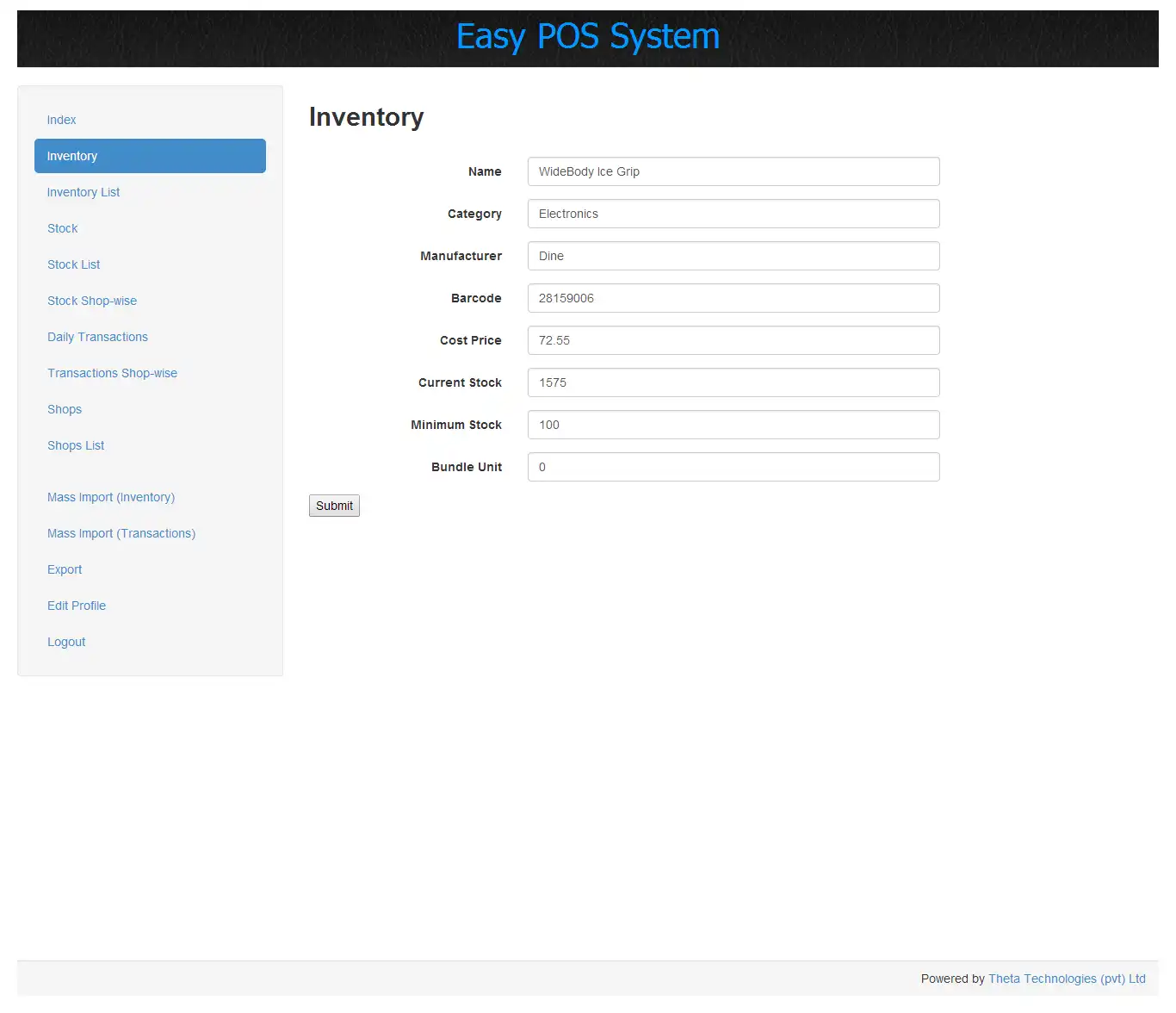 Download web tool or web app Easy POS System