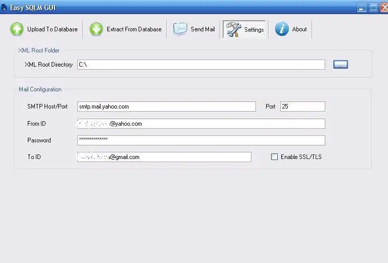 Download web tool or web app Easy SQLM GUI