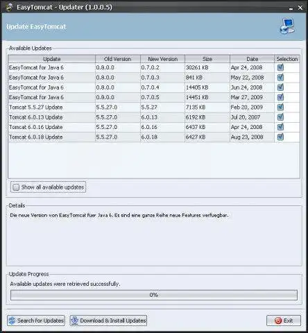 Download web tool or web app EasyTomcat 