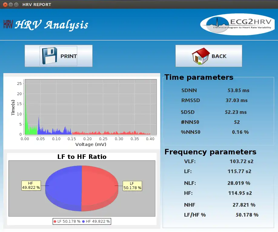 Tải xuống công cụ web hoặc ứng dụng web ECG2HRV để chạy trực tuyến trên Windows qua Linux trực tuyến