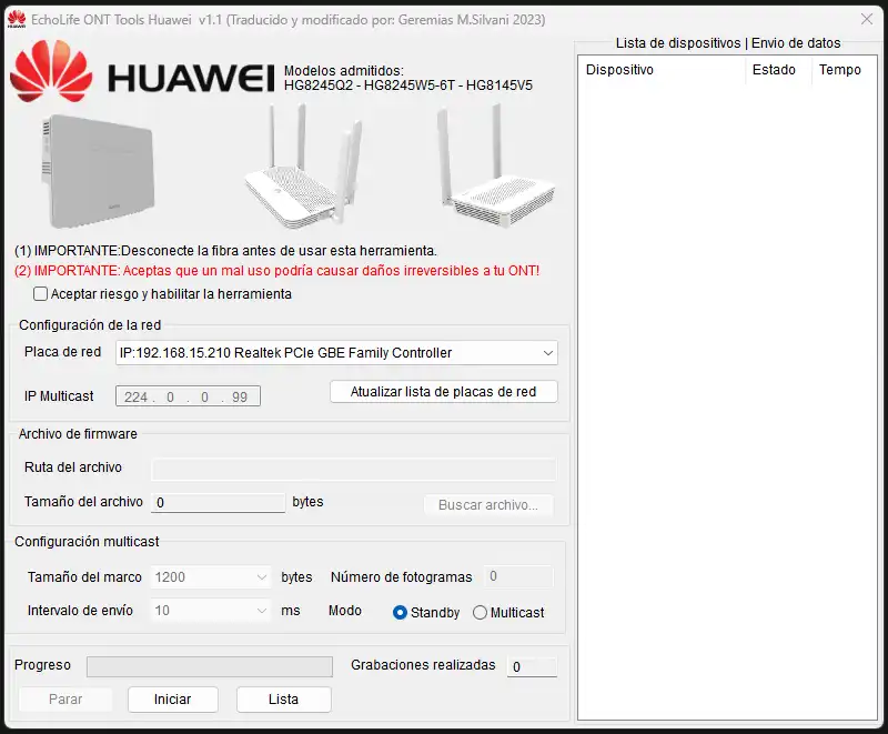 Download web tool or web app EchoLife ONT Tools Huawei