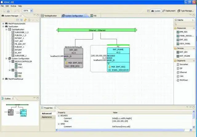 Download web tool or web app Eclipse 4diac to run in Linux online