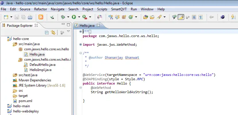 Download web tool or web app Eclipse JAX WS Plugin