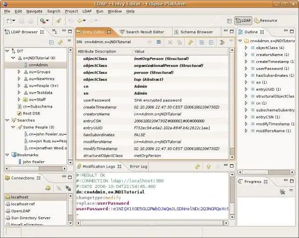 Download web tool or web app Eclipse LDAP Browser and Editor